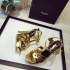 Saint Laurent Tribute Sandal Gold